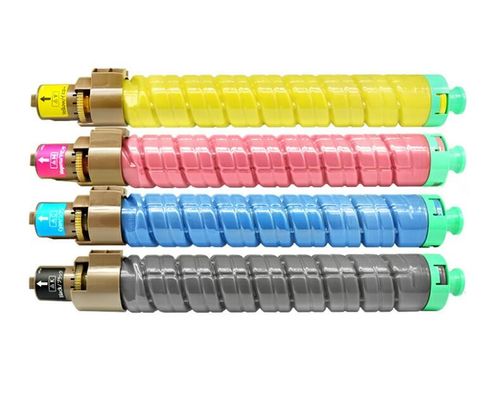 Cartucho de tóner Ricoh diseñado para impresoras SPC810 811 que ofrece capacidad total de tóner y chip con materias primas de grado AAA