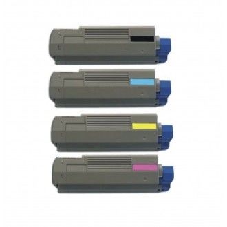 Cartucho de tóner OKI profesional para la impresora OKIDATA C710 compatible con los modelos OEM 43866108 7 6 y 5 en varios colores