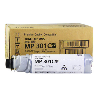 Cartucho de tóner de Ricoh Compatible Modelo MP301 Negro Color 8K Producción de página Certificado ISO SGS Adecuado para la impresora Ricoh Aficio MP301