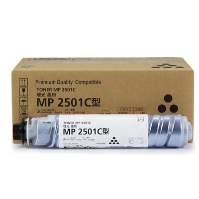Orden de muestra disponible para el ensayo del cartucho de tóner negro Ricoh MP2501C para MP2014 MP2001 MP2501 copiadora