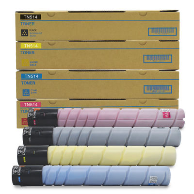 TN514 Cartuchos de tóner para Minolta Bizhub C458/558/658 Adecuado para Konica Minolta Bizhub C458/558/658