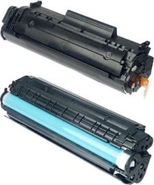 Cartucho de tóner de impresora láser negro Q2612A compatible con HP